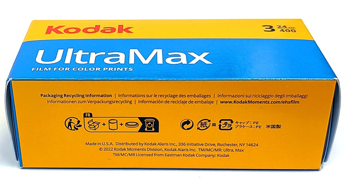 ULTRA MAX 400-24枚撮【6本】Kodak カラーネガフィルム ISO感度400 135/35mm【即決】コダック CAT603-4052★0086806034050 新品_画像6