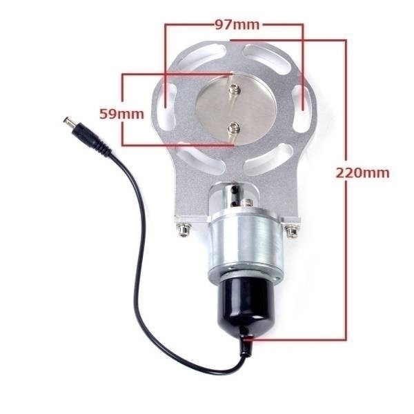 開閉度調整可 63mm マフラー可変電動バルブ APEX アペックス ECV より汎用 サイレンサー R32JZX100JZX110GC8GDBGDCS13S14S15 R51R52R53R56_画像2