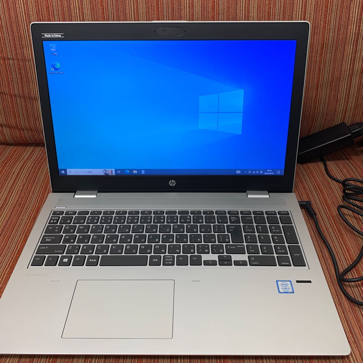 HP ProBook 650 G4 Core i5-7200U 2.50GHz /8GB / 500GB / DVDマルチ / Windows 10Pro / 64bit HDD Officeなし 15型 ノート PC 第7世代 ②_画像2