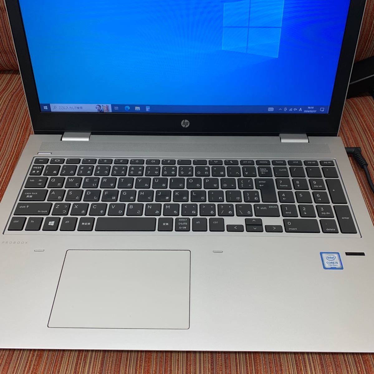 HP ProBook 650 G4 Core i5-7200U 2.50GHz /8GB / 500GB / DVDマルチ / Windows 10Pro / 64bit HDD Officeなし 15型 ノート PC 第7世代 ②_画像4