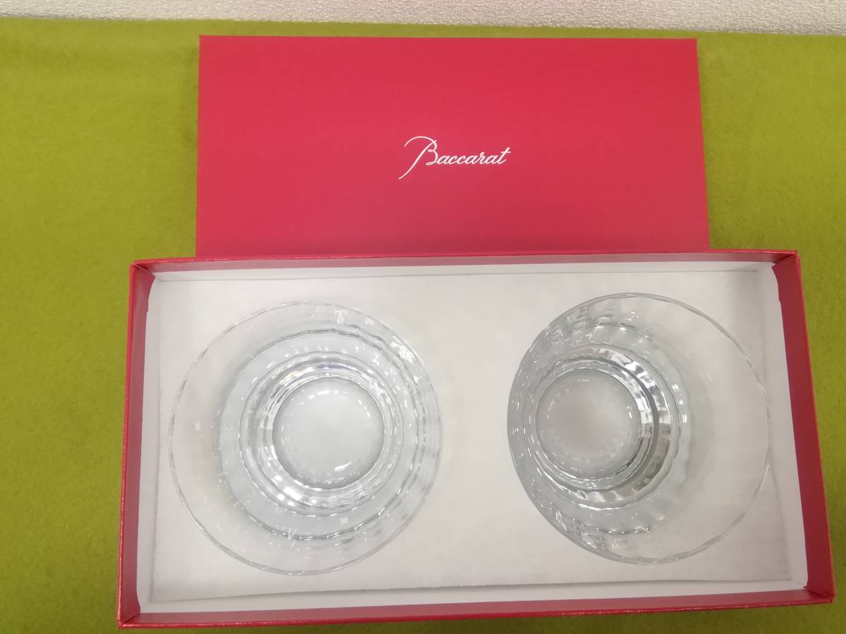 バカラ グラス　Baccarat ロックグラス　2客セット　ペア　未使用品　_画像10