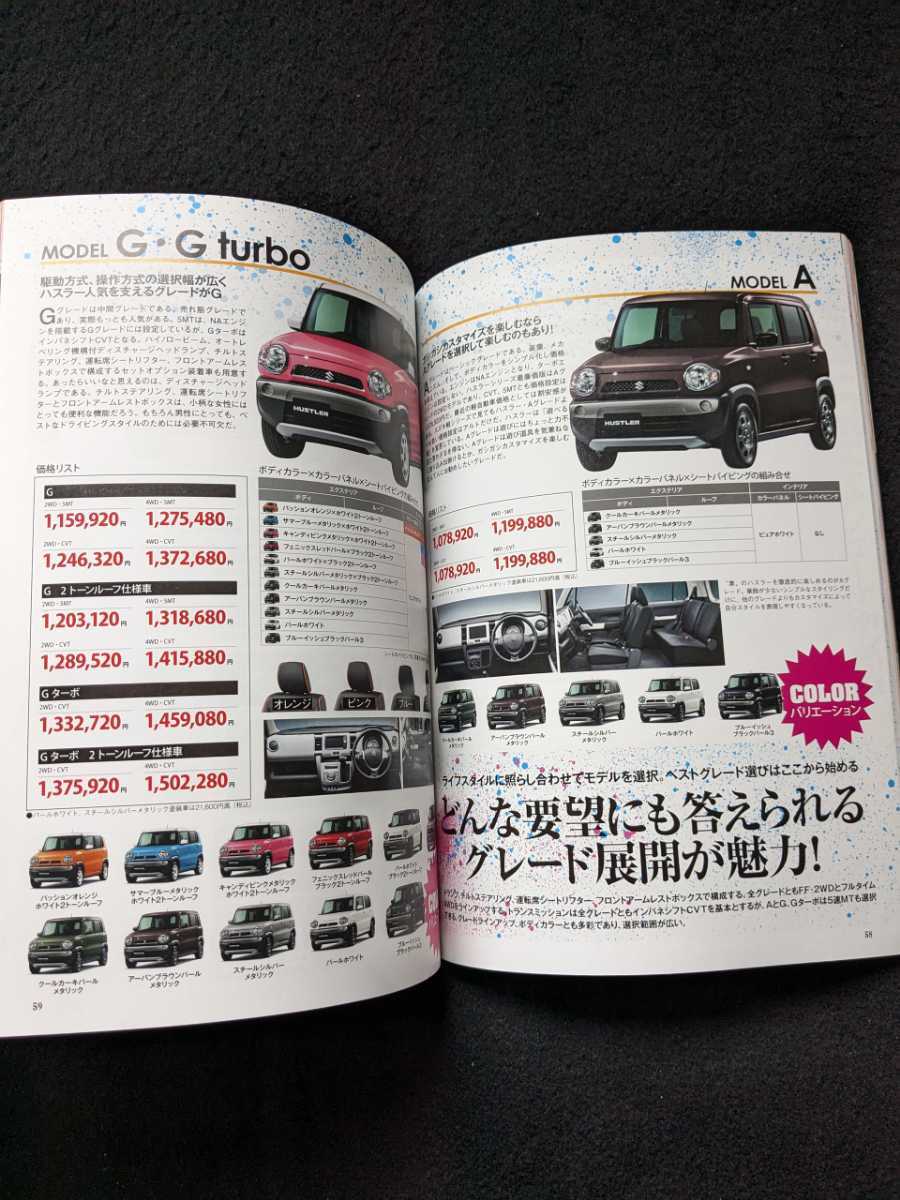 スズキ ハスラー カスタムブック 軽自動車 SUV カスタマイズ メカニズム ホイール アウトドア メンテナンス パーツカタログの画像3