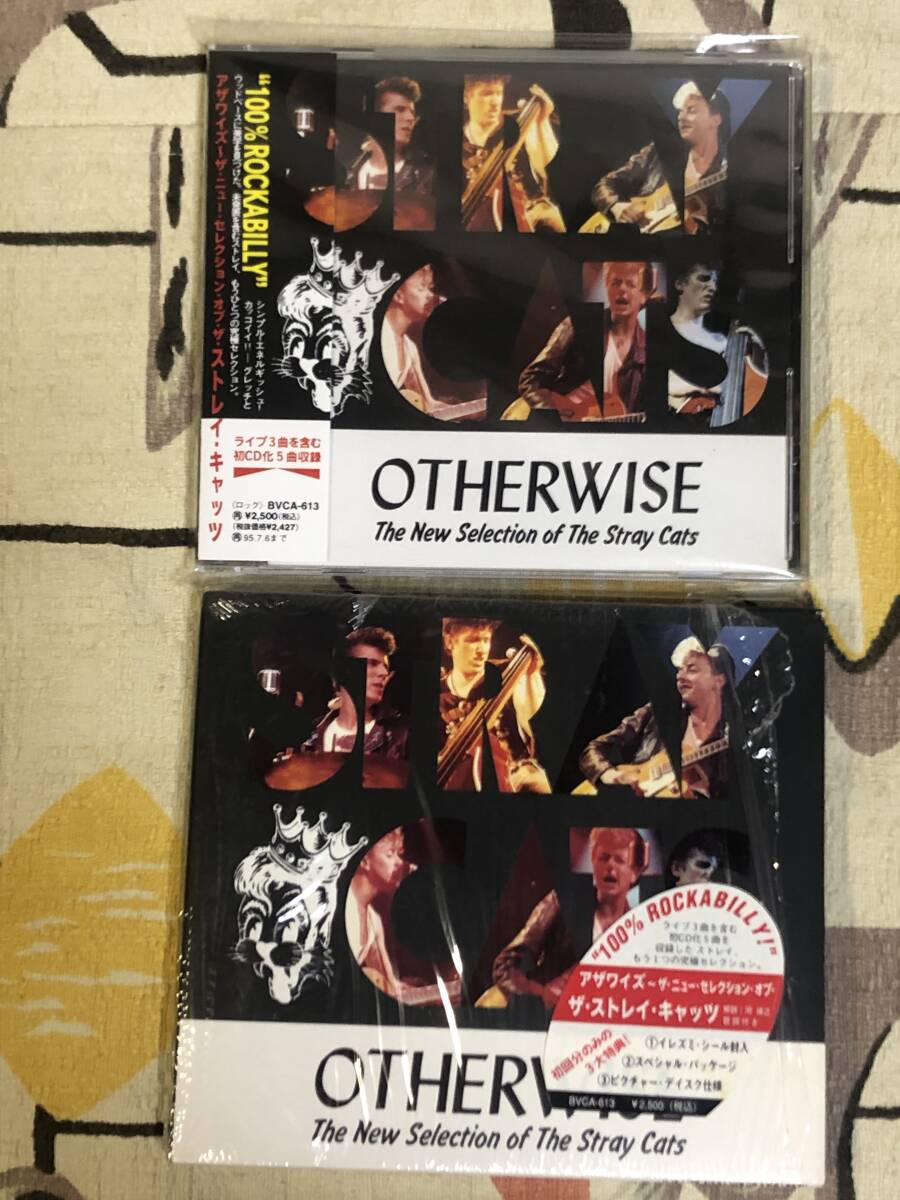 ★中古CD　STRAY CATS/ストレイキャッツ　「OTHERWISE~The New Selection of The~」ステッカー付 　japan mint obi _画像9