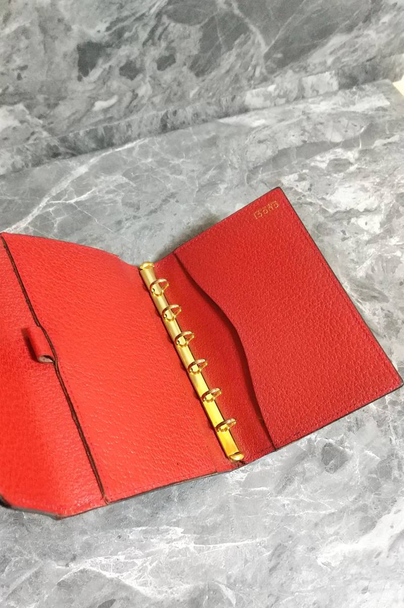 【超美品】GUCCI（グッチ）ホースビット/レザー手帳カバー/正規品_画像6