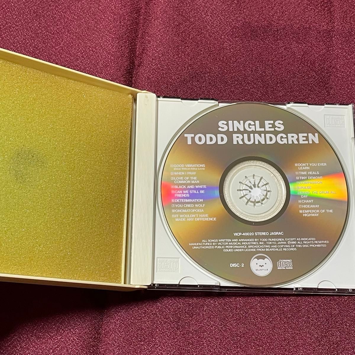 シングルズ／トッド・ラングレン《２枚組CD》
