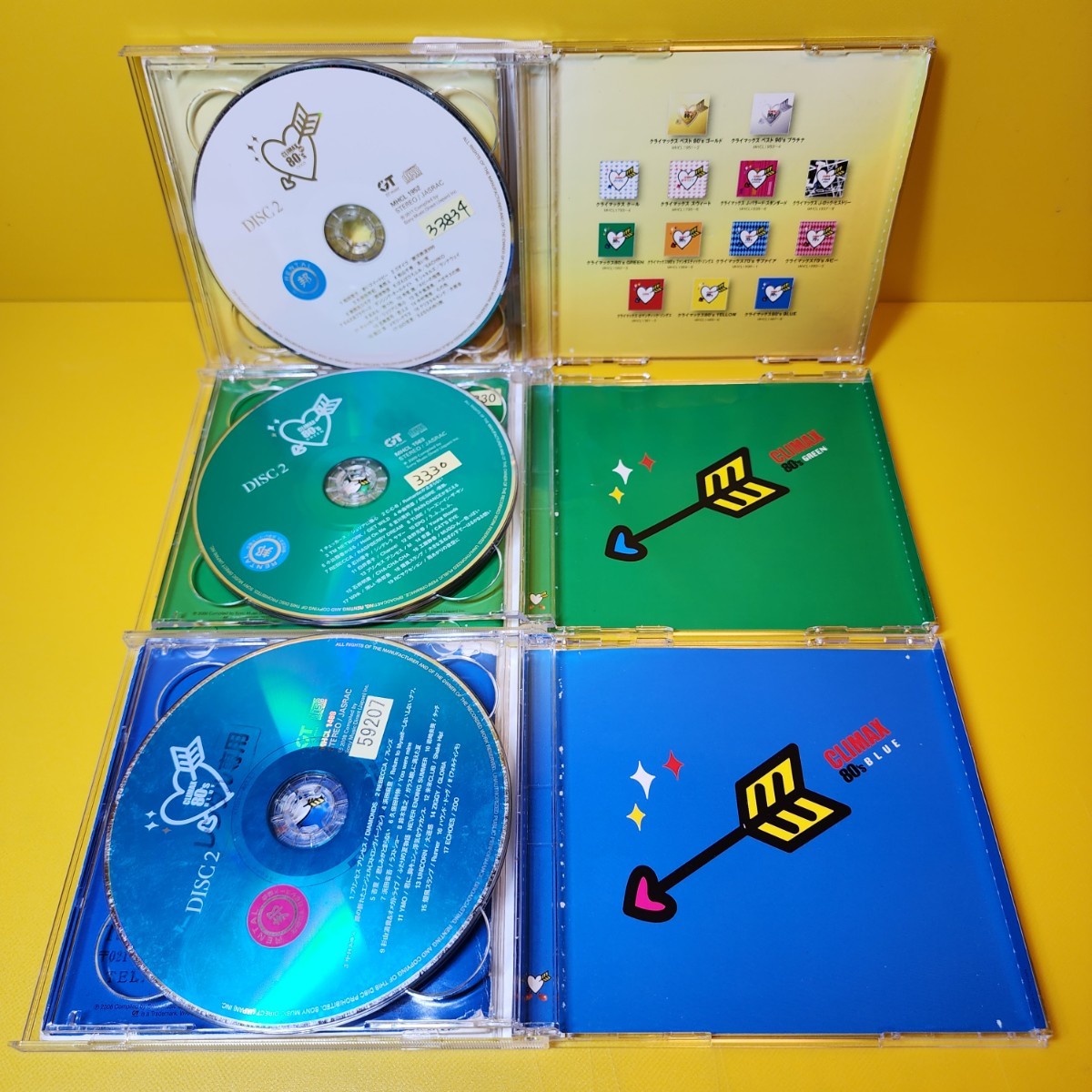 新品ケース交換済み 「クライマックスベスト 70's~90's」CD18枚 新品ケース交換済み 「クライマックスベスト 70's~90's」CD18枚