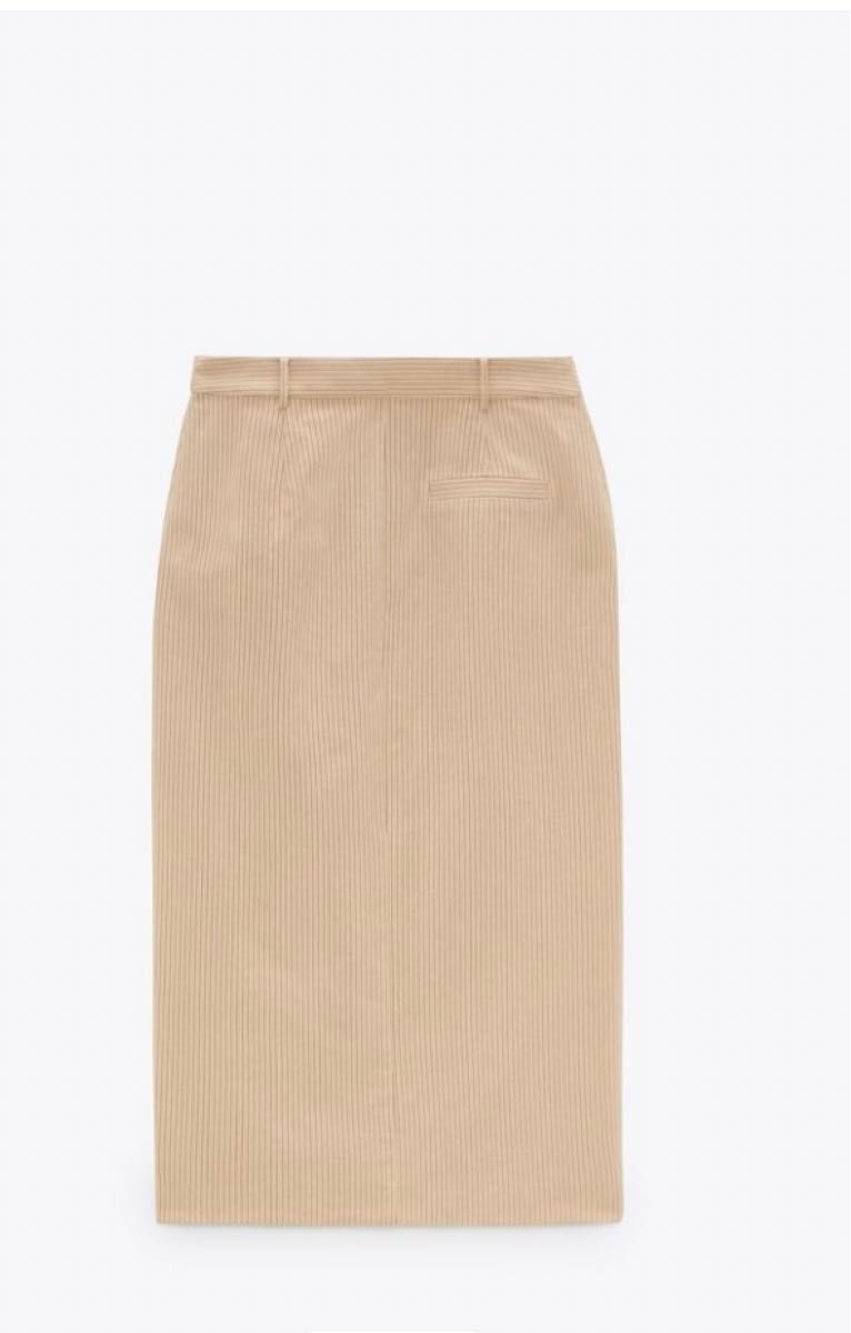 ZARA ストライプ柄ストレートスカート 新品未使用タグ付き ZARA ストライプ柄ストレートスカート 新品未使用タグ付き