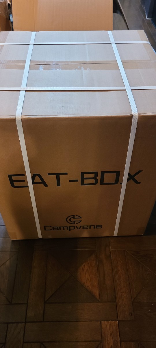 EAT-BOX グリル付き 黒 新品 未使用 キャンプ バーベキュー フラットバーナーの画像5