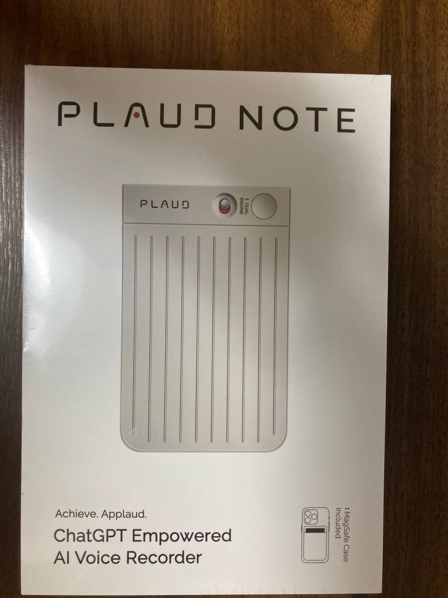 【新品・未使用】PLAUD NOTE ChatGPT連携AIボイスレコーダー_画像1