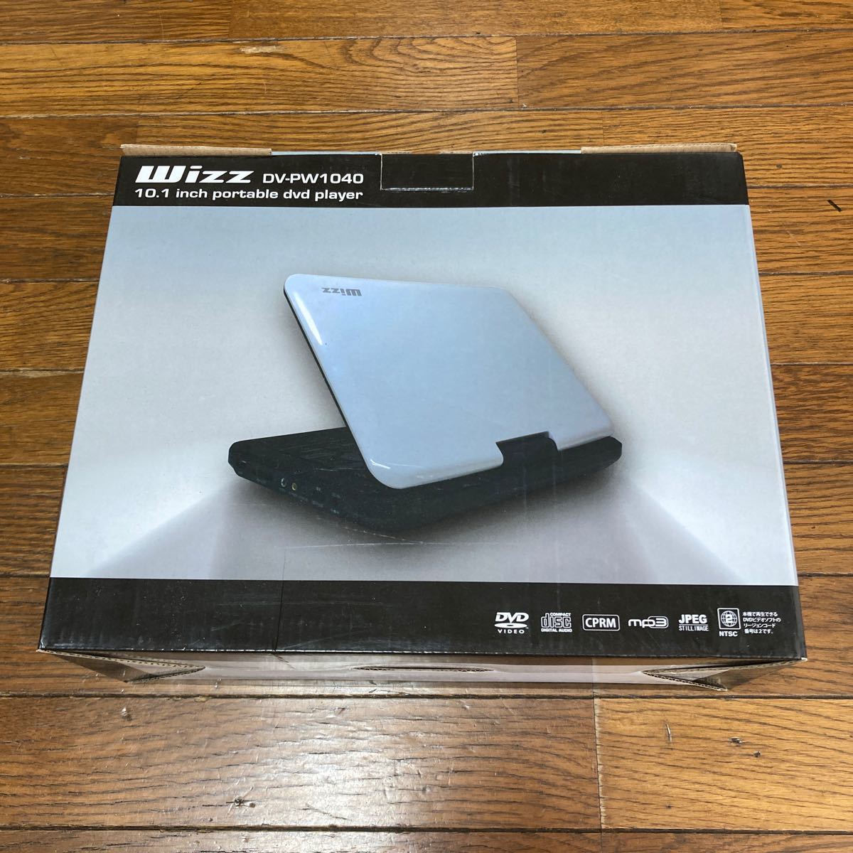 WIZZ（ウィズ）10.1 ポータブルDVDプレーヤー (ブラック) DV-PW1040 _画像1