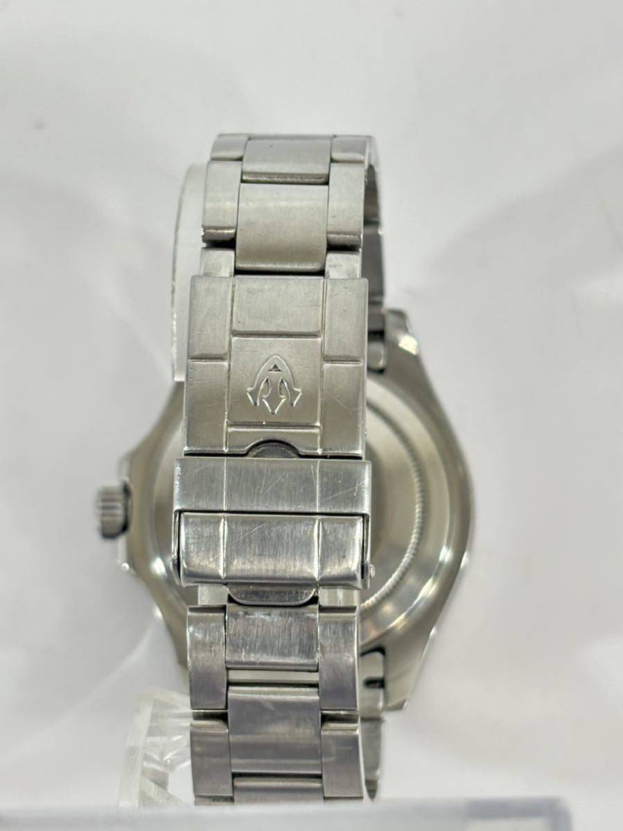 R.X.W ロックスウォッチ　SAIL-MASTER セイルマスター SOLID PERPETUAL DATE 腕時計　シルバー　自動巻き 不動品 超希少 ファーストモデル_画像3