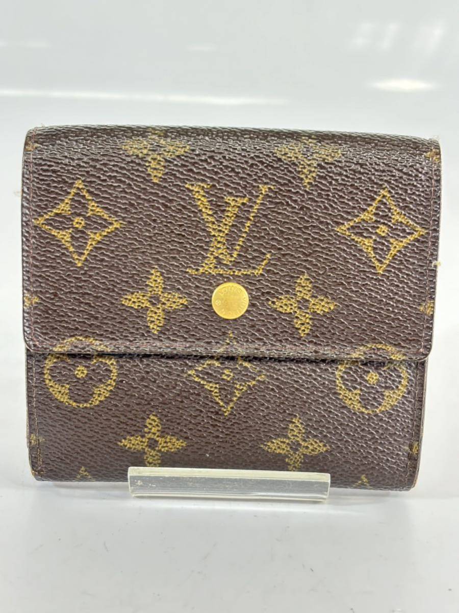 LOUIS VUITTON ルイ　ヴィトン M61652 ポルト　モネビエカルトクレデ 折財布 モノグラムWホック 2つ折り財布_画像1