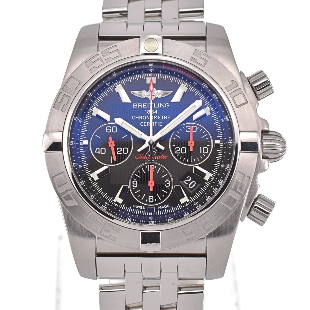 ブライトリング BREITLING AB0111 クロノマット44 2000本 限定 自動巻き メンズ 美品 保証書付き L#128393_画像1