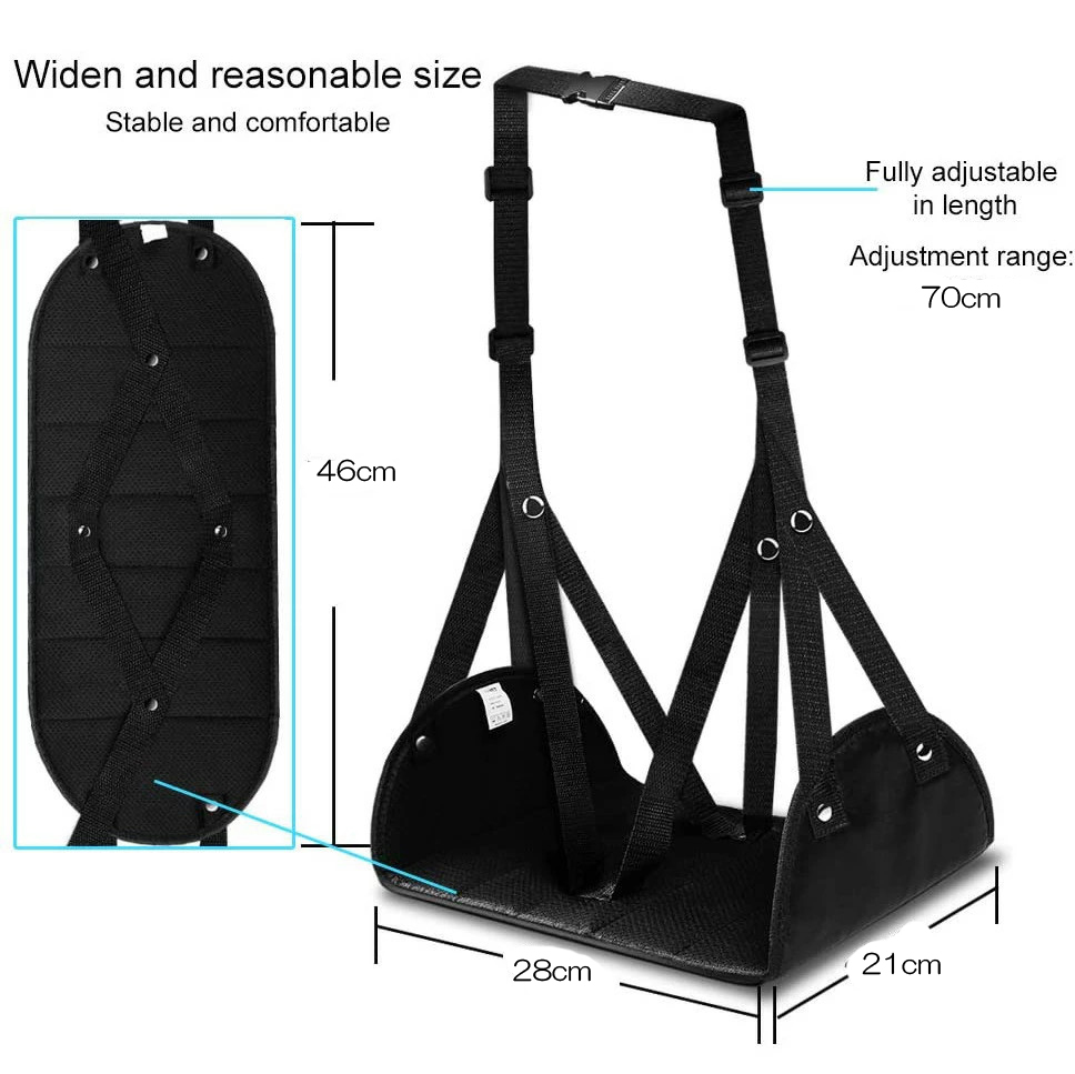  foot rest pair put popular commodity travel travel airplane pair comfortably storage sack attaching hammock separate machine inside relax traveling abroad office 