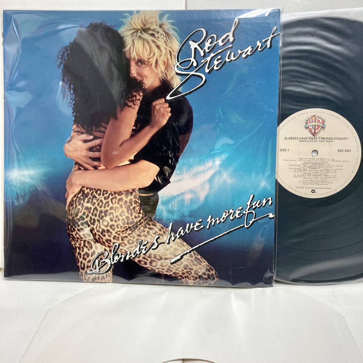 Blondes Have More Fun スーパースターはブロンドがお好き / Rod Stewart ロッド・スチュワート 【LP レコード 】Da Ya Think I'm Sexy etc_画像1