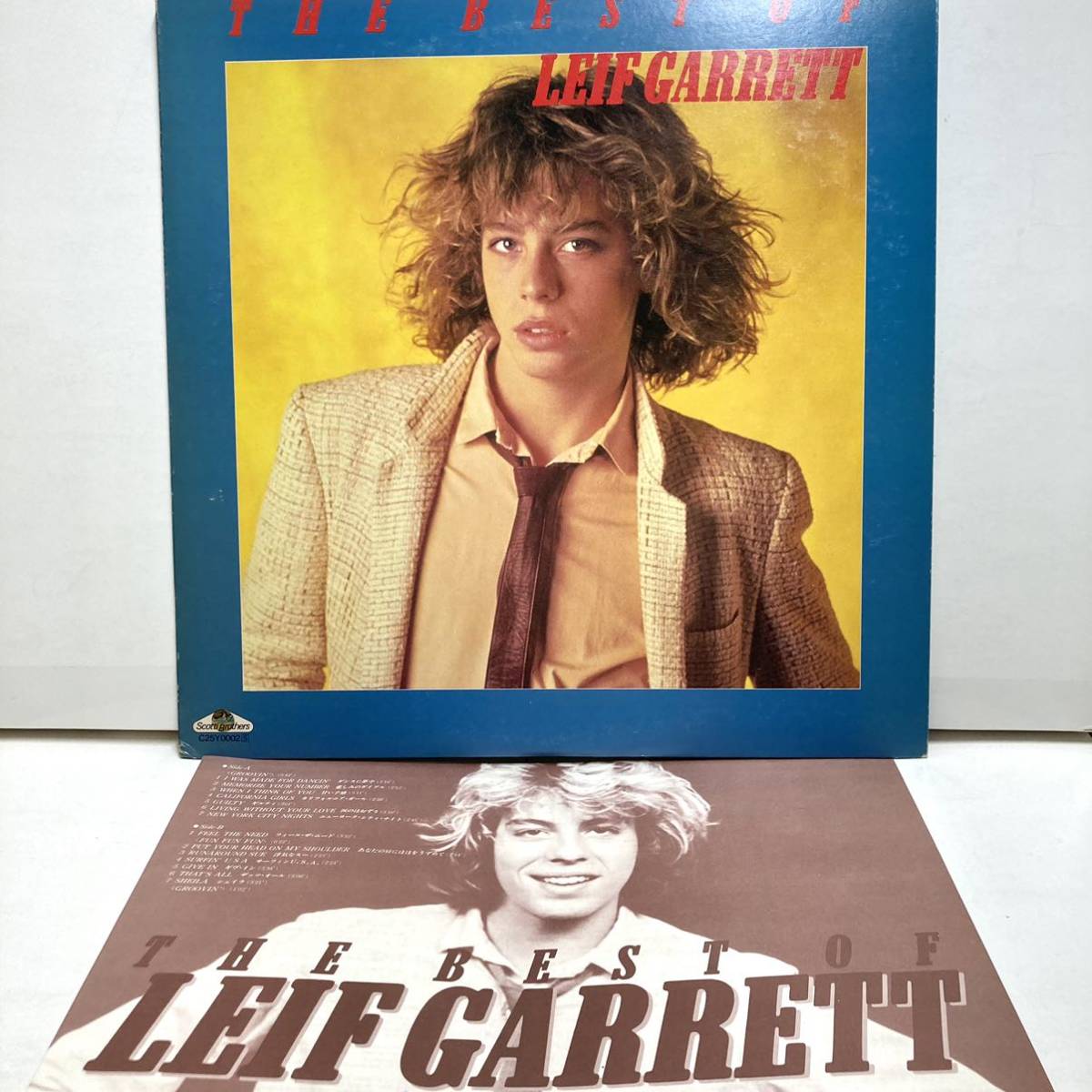 【見本品 極美品 グリーンカラー盤】 The Best of Leif Garrett ザ・ベスト・オブ・レイフ・ギャレット 【LP アナログ レコード 】_画像6