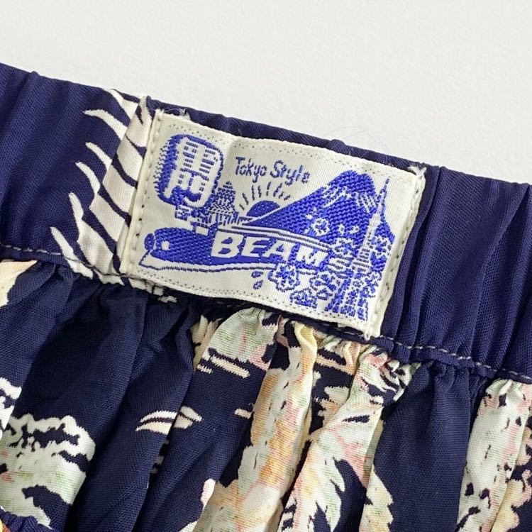 ◯1a31 BEAMS BOY ビームスボーイ × 東洋エンタープライズ アロハスカート F マルチカラー ALOHA SKIRT 日本製の画像6
