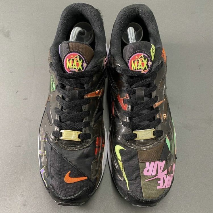 ○ b6 NIKE ナイキ ×ATMOS アトモス CI5590-001 AIR MAX2 LIGHT QS エアマックス ライト ローカットスニーカー 28.5cm マルチカラー_画像2