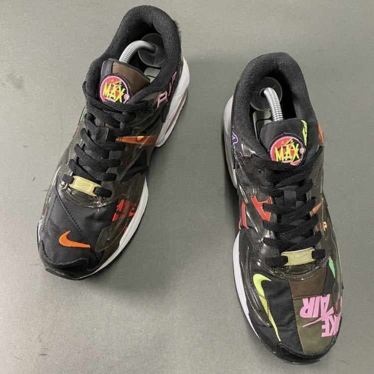 ○ b6 NIKE ナイキ ×ATMOS アトモス CI5590-001 AIR MAX2 LIGHT QS エアマックス ライト ローカットスニーカー 28.5cm マルチカラー_画像5