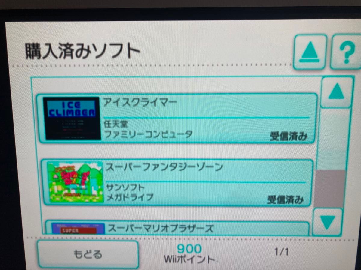 任天堂　wii 本体 バーチャルコンソール内蔵ソフト メガドライブ