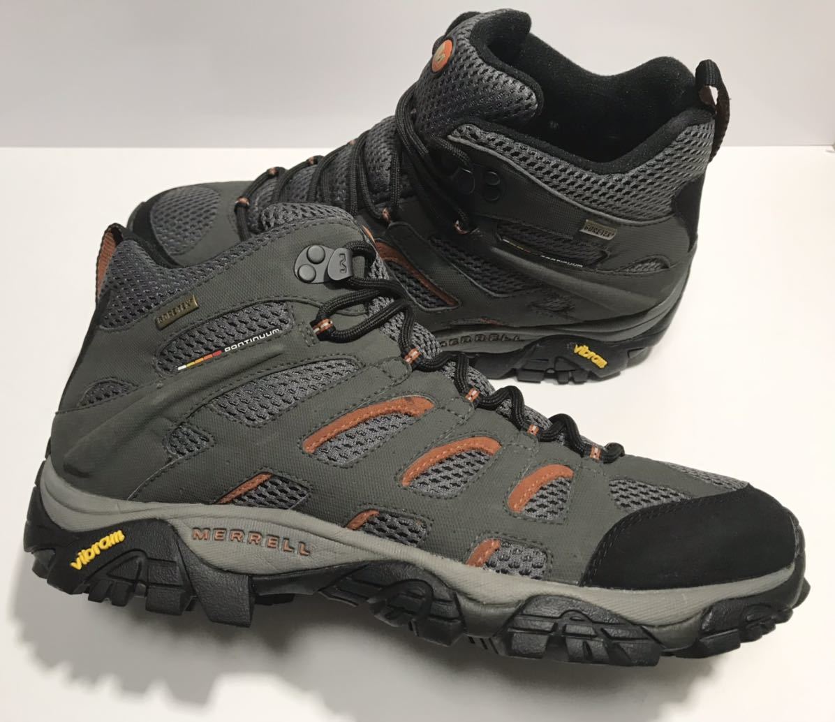 美品!! 定番!! MERRELL メレル J87313 MOAB MID GORE-TEX BELUGA モアブ ミッド ゴアテックス us 9.0 / 27.0cm_画像5