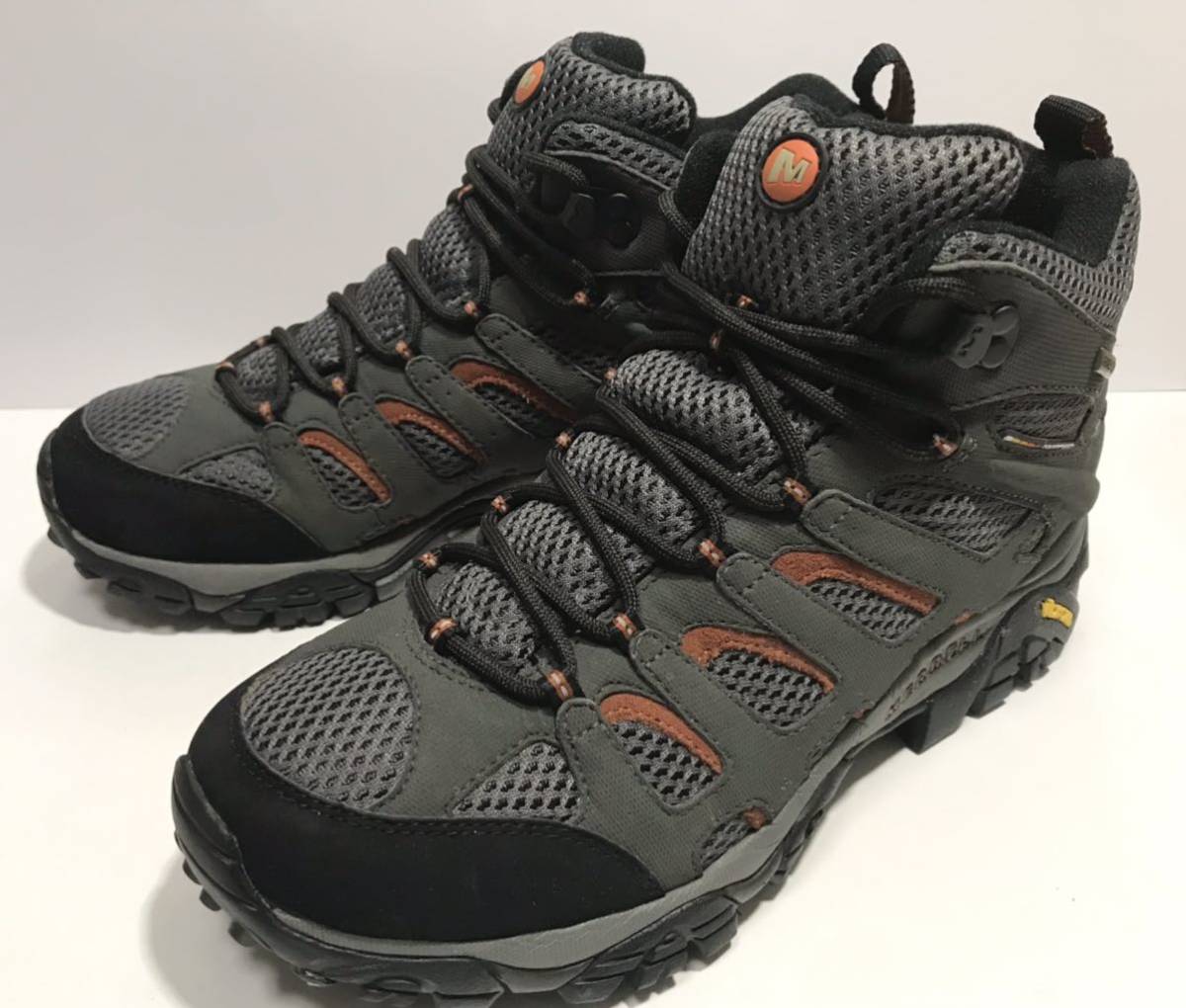 美品!! 定番!! MERRELL メレル J87313 MOAB MID GORE-TEX BELUGA モアブ ミッド ゴアテックス us 9.0 / 27.0cm_画像2