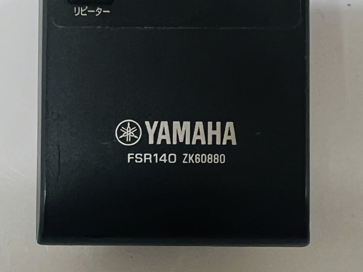 YAMAHA ヤマハ リモコン FSR140 ZK60880 赤外線確認済み N022109 YAMAHA ヤマハ リモコン FSR140 ZK60880 赤外線確認済み N022109