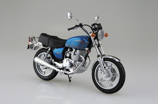 アオシマ 1/12 ザ・バイク No.015 ホンダ CB400T HAWK-II '77 プラモデル　送料無料_画像1