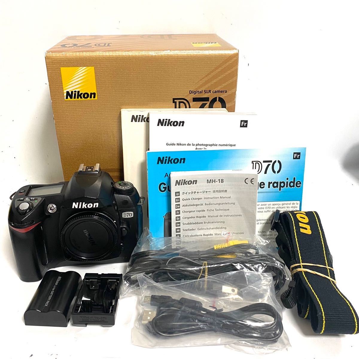 Nikon ニコン デジタル一眼レフカメラ D70 ボディ 外箱付き 現状品 ジャンク m-022307-32_画像1