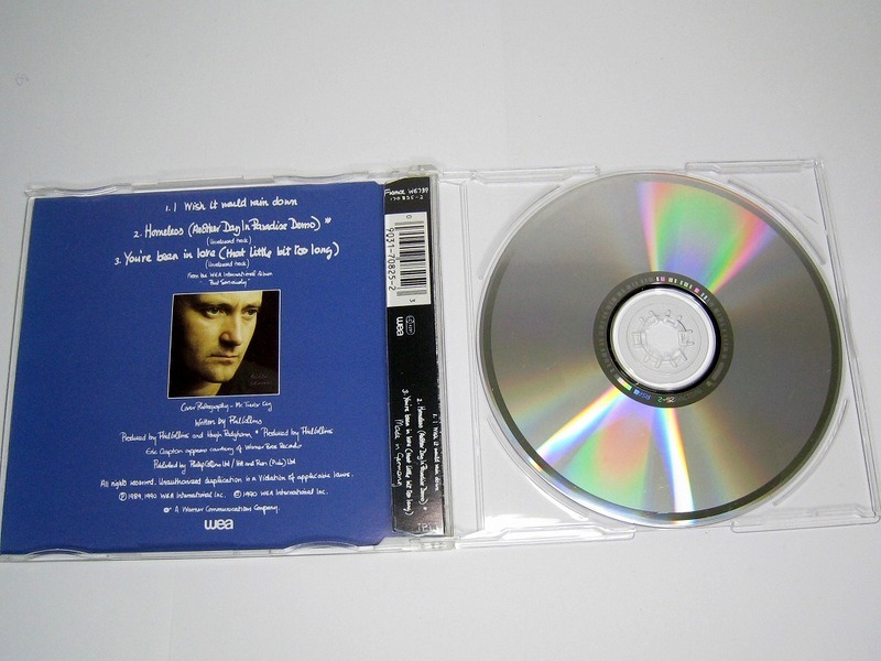 【輸入盤CD】 5-inch Compact Disc Single Phil Collins フィル・コリンズ / I Wish It Would Rain Down/J32の画像2