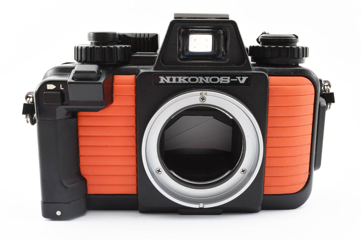 美品 Nikon Nikonos V オレンジ 水中 フィルムカメラ ニコノス ニコン ストラップ付き 337_画像3