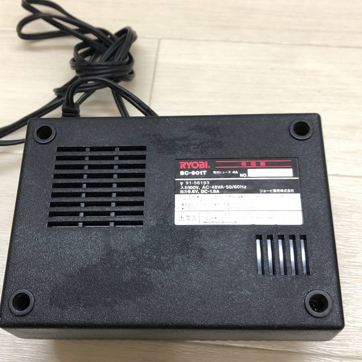 ^ RYOBI Ryobi charger battery pack BC-901T B-903T battery charger electrification only verification tool junk ^C72449