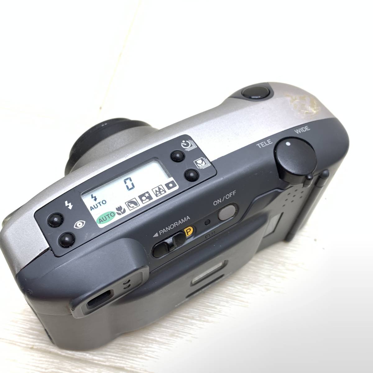 #MINOLTA Minolta Capios140 compact film camera shutter * flash verification settled Junk #G41500