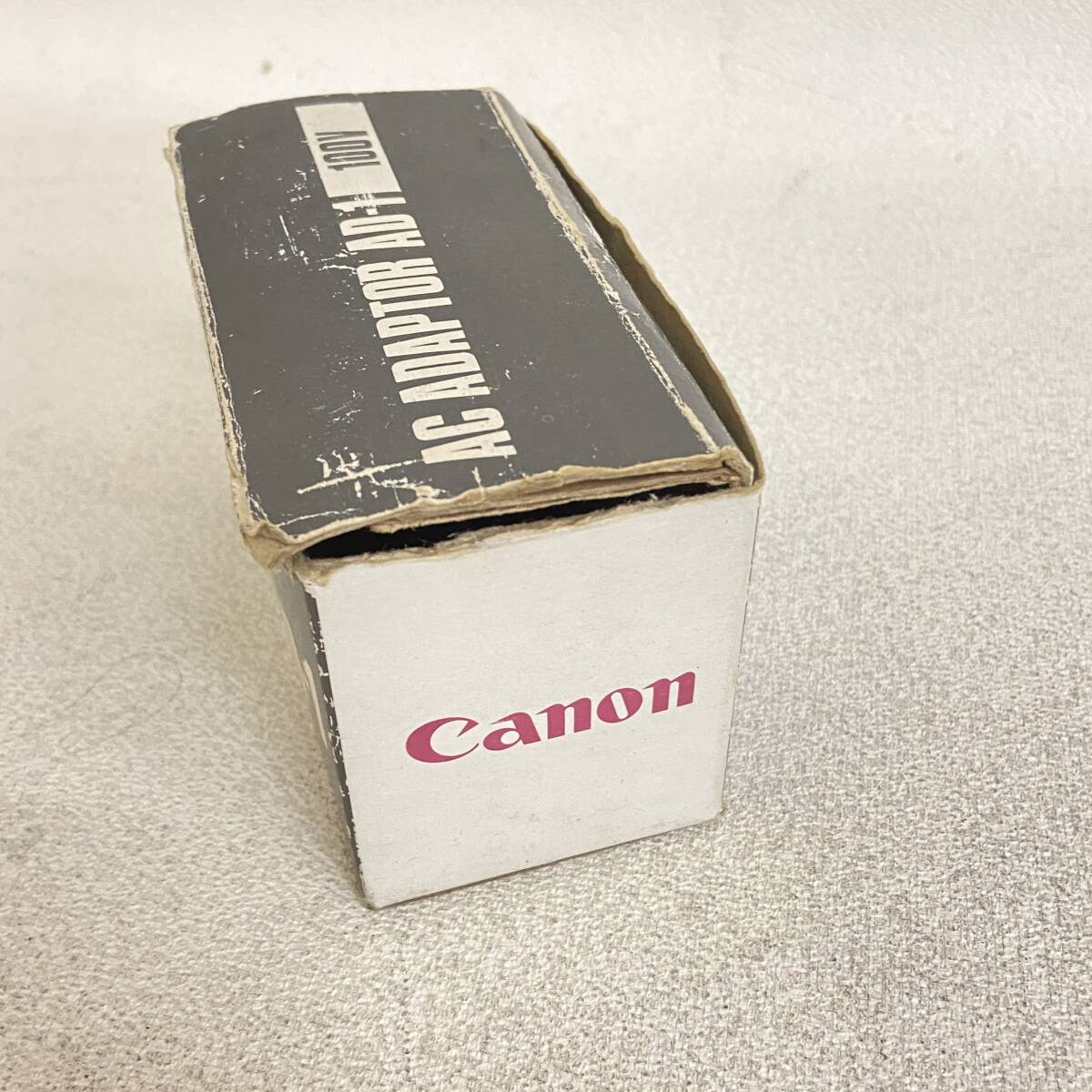 Σ Canon Canon AC adaptor calculator count machine Showa Retro luminescence diode AD-1 box damage equipped long-term storage present condition goods ΣR52350