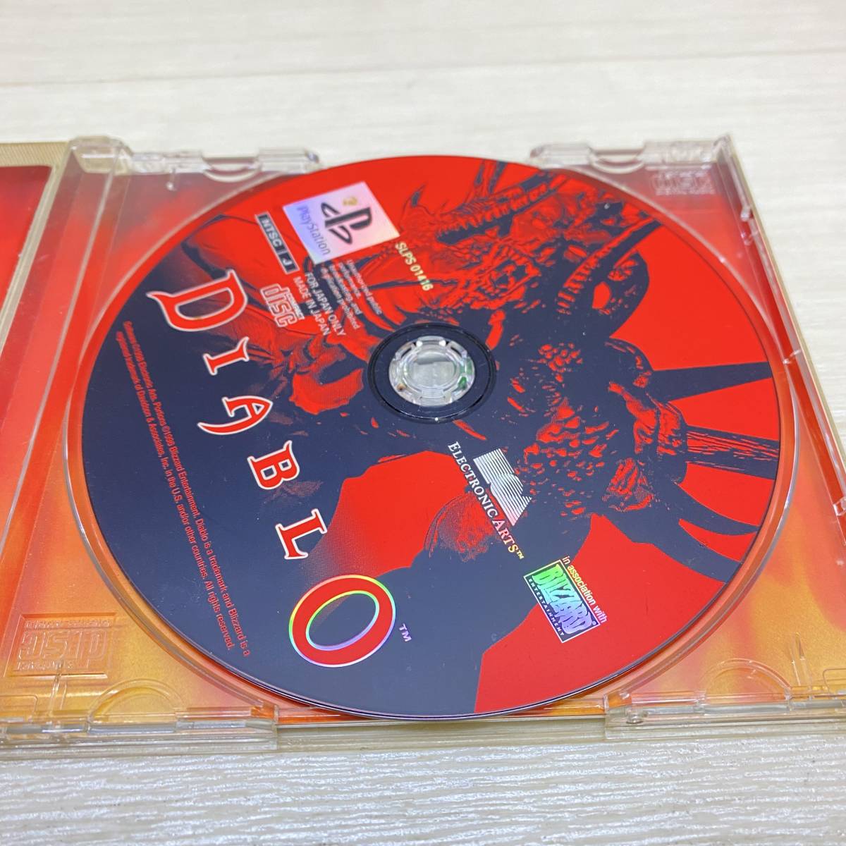 ▲ 送料185円 希少 エレクトロニックアーツ DIABLO ディアブロ PS Playstation ゲーム ソフト 現状品 ▲ K12987_画像3