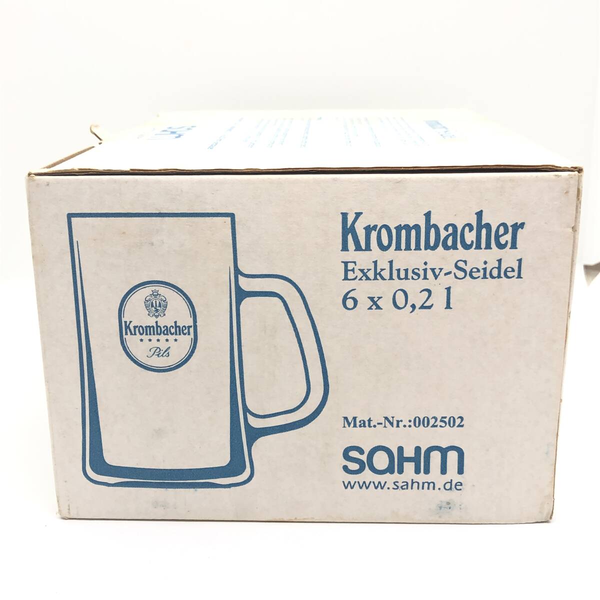 ♪恐らく未使用品 Krombacher クロンバッハ ドイツ ビアグラス ジョッキ コップ 6点セット 食器 コレクション♪K22804_画像10