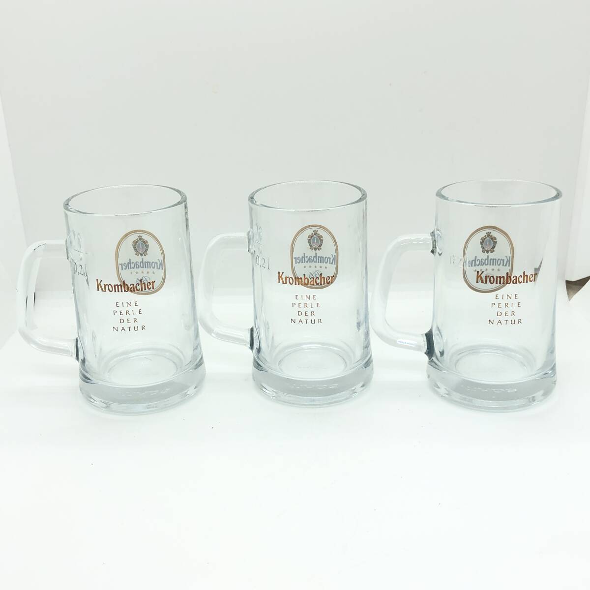 ♪恐らく未使用品 Krombacher クロンバッハ ドイツ ビアグラス ジョッキ コップ 6点セット 食器 コレクション♪K22804_画像5