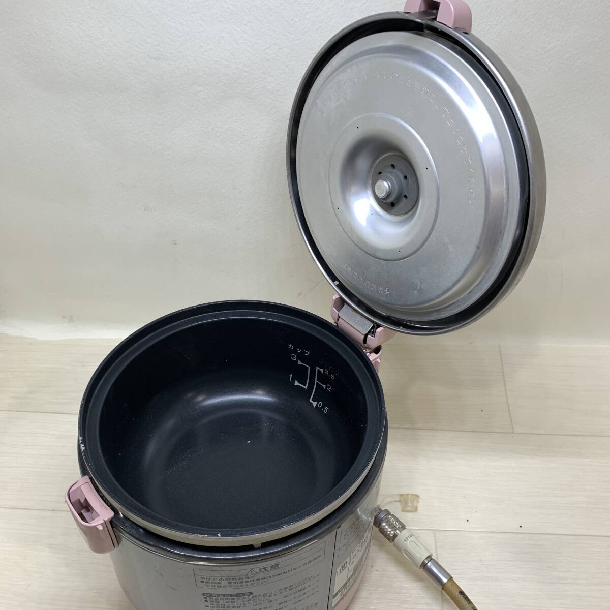 # Rinnai RR-035GS-4 city gas Osaka gas corporation (N)111-R106 year number unknown gas rice cooker 3.5. rice cooker pink operation not yet verification #G41544