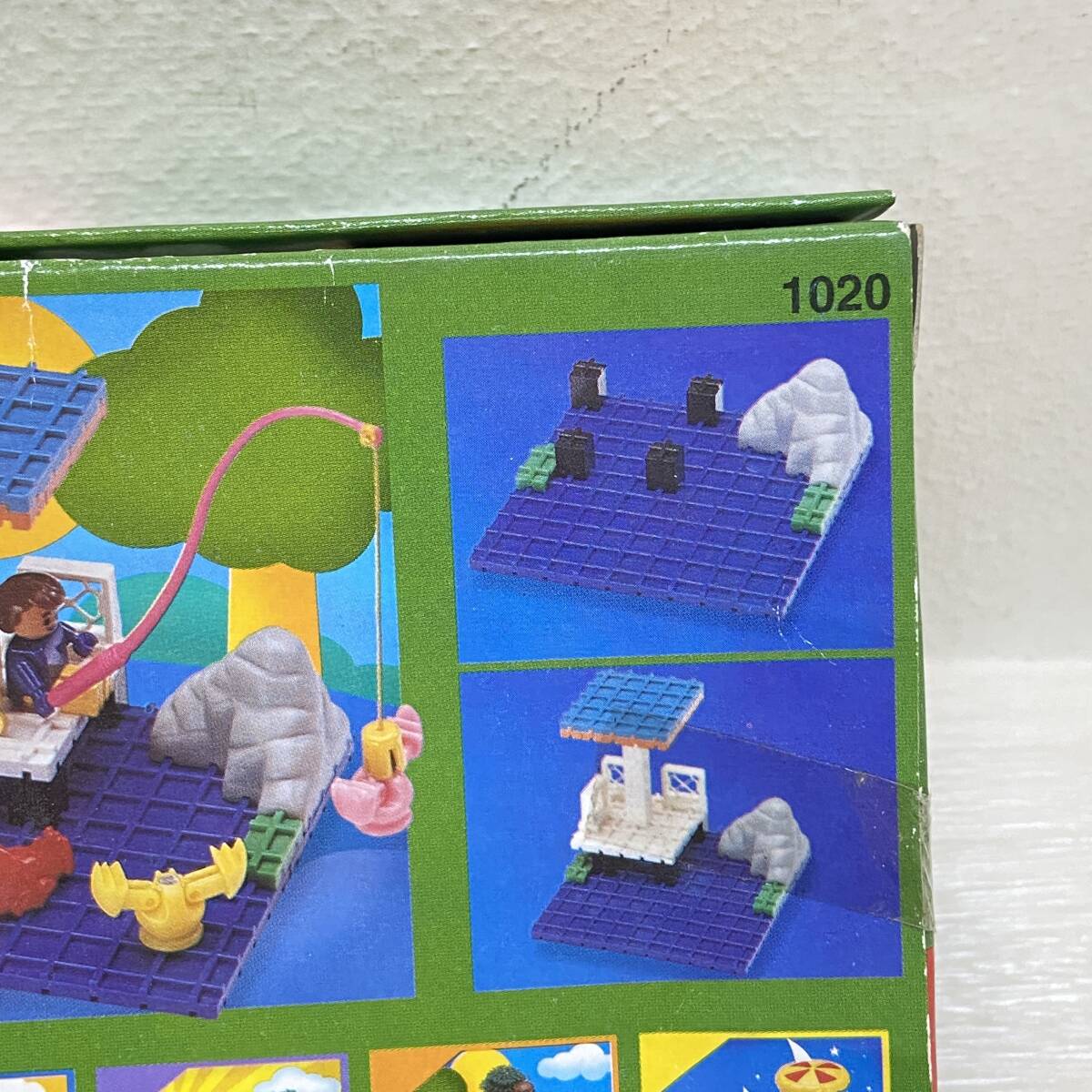 Σおそらく未使用 TEENY WORLD 1020 ブロック 海外 知育玩具 カラフル 玩具 おもちゃ 釣り さかな ミニチュア 長期保管ΣN52423_画像3