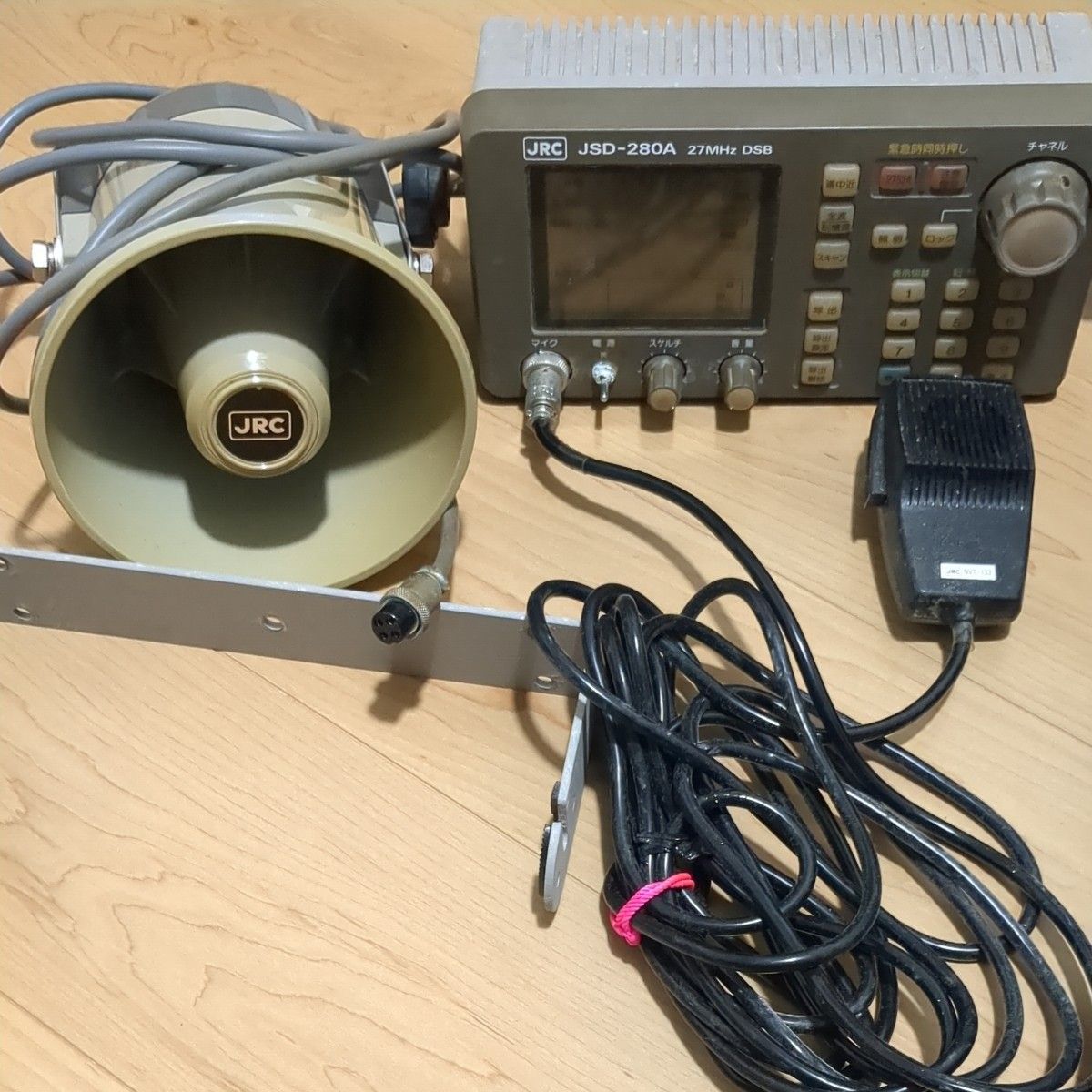 無線機 JRC 漁業無線機 マイク スピーカーセット 船舶取り外し品 漁船 無線機 JRC 漁業無線機 マイク スピーカーセット 船舶取り外し品 漁船