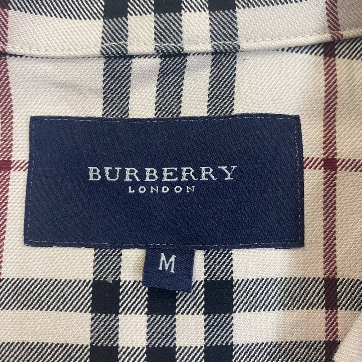 BURBERRY LONDON バーバリーロンドン レディースアウタージャケット サイズM ジージャンデザイン　240218D008_画像3