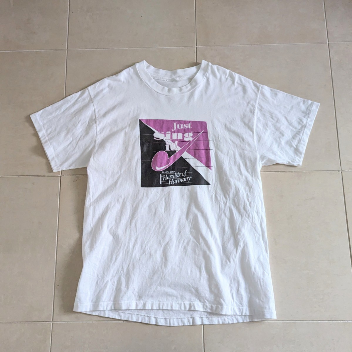 90s Heralds of Harmony NIKE　パロディ　Tシャツ　シングルステッチ_画像2