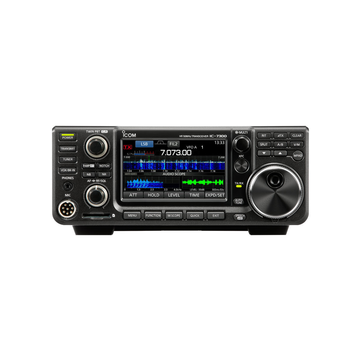 アマチュア無線 IC-7300 アイコム HF +50MHz SSB/CW/RTTY/AM/FM 100Wトランシーバー_画像2