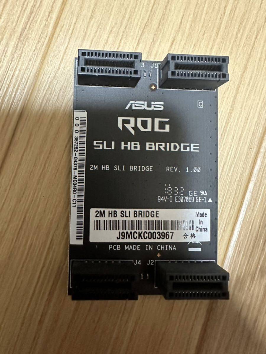 ASUS ROG GEFORCE SLI用 ブリッジ HB SLI Bridge Card 未使用品_画像3