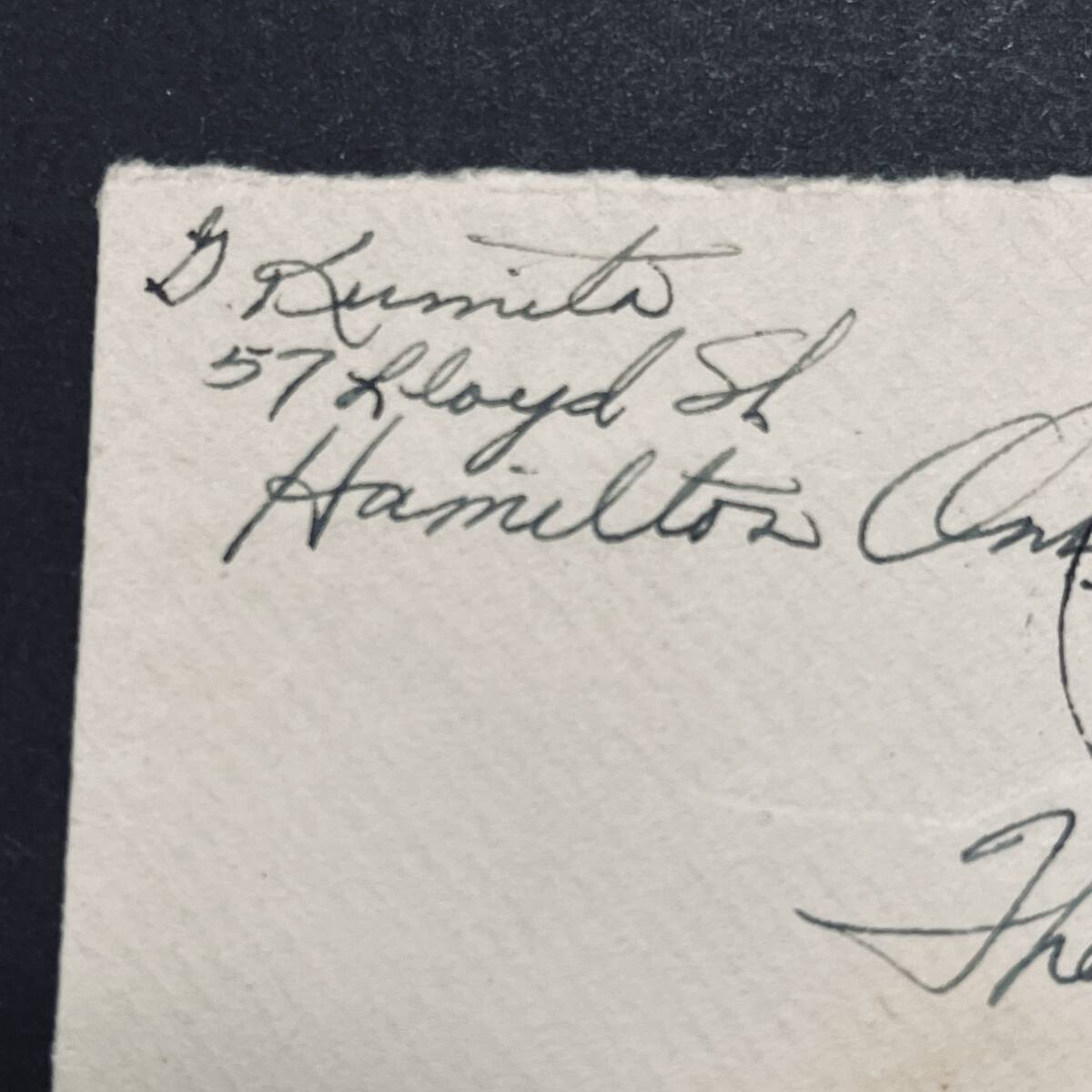 1947年 カナダ 在留日系人発通信 4c記念切手単貼書状 HAMILTON発 日系人在カナダ英字新聞「ニューカナディアン」紙宛 エンタイア_画像4