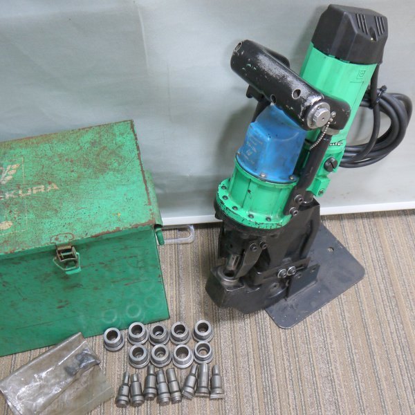 KAMEKURA ポートパンチャー PP-3L EAGLE 電動油圧式 100V DIY KAMEKURA ポートパンチャー PP-3L EAGLE 電動油圧式 100V DIY
