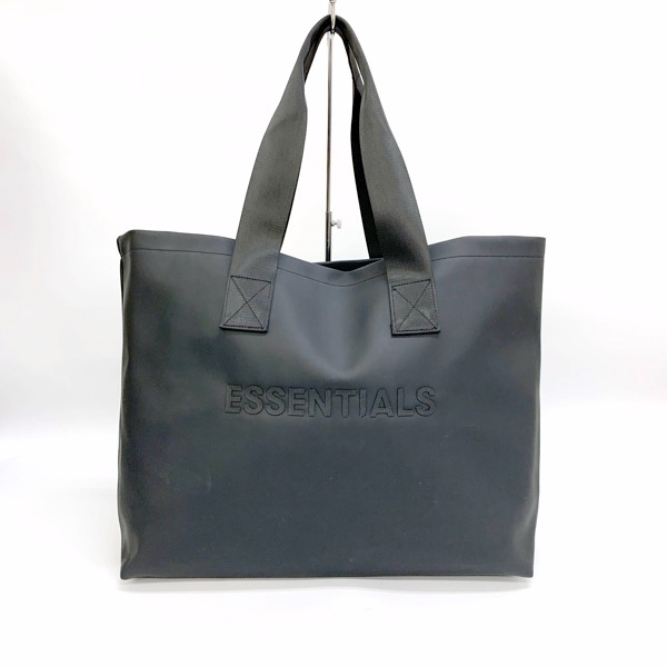 FOG ESSENTIALS エッセンシャルズ TOTE BAG ロゴ トートバッグ 090244 肩掛け 大容量 A4収納 通学 男女兼用 FEAR OF GOD カバン DF10641■