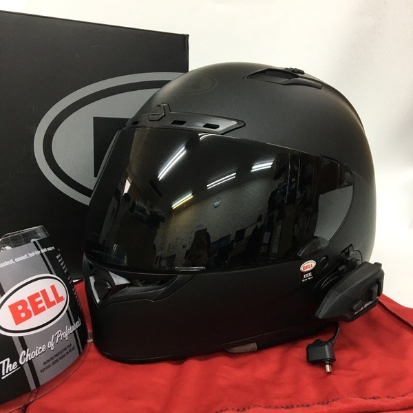 BELL QUALIFIER DLX BLACKOUT フルフェイスヘルメット インカム装着 大きいサイズ XXXLサイズ ブラック ベル バイク用品 N18784H●_画像1