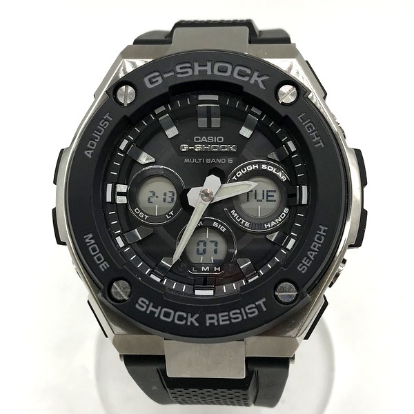 CASIO G-SHOCK GST W300 腕時計 アナログ カシオ Gショック ウオッチ カジュアル メンズ ブラック カシオ 時計 B3878◆_画像2