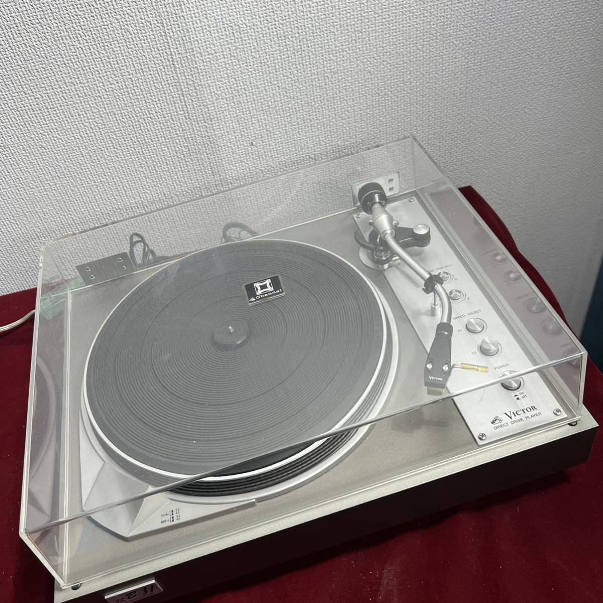 ◆VICTOR ビクター◆ターンテーブル LP STEREO RECORD PLAYER JL-B31 JLB31 _画像5